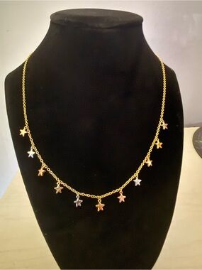 Kendra Scott Gold Multi-Metal Star Charm Necklace